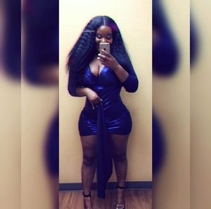 Sold Royal Blue Matellic Cocktail Dress